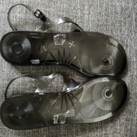 Natalee Jelly Sandal.  Size 10.  Black - Picture 2 of 4